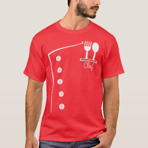 Camiseta Engraçado Chef Costume Butcher Cuisine Cozinhar