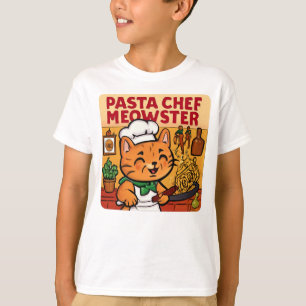 Camiseta Engraçado Chef Italiano Cozinhar