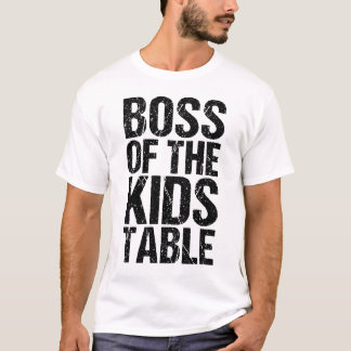 Camiseta Engraçado Chefe de Ação de Graças da Mesa das Cria