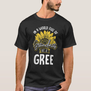 Camiseta Engraçado Cheio do Mundo de Avós seja um Gif de Ár
