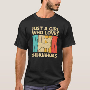 Camiseta Engraçado Chihuahua Para Meninas Crianças Donas De