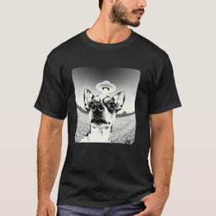 Camiseta Engraçado Chihuahua Selfie Alienígena OVNI Cão Nov
