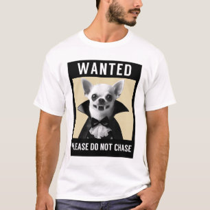 Camiseta Engraçado Chihuahua Vampire Spookie Halloween