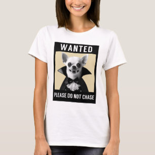 Camiseta Engraçado Chihuahua Vampire Spookie Halloween