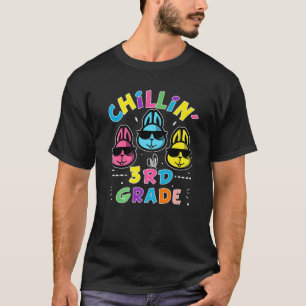 Camiseta Engraçado Chillin Com Meu Bunny Kids Páscoa Bunn