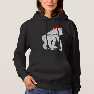 Camiseta Engraçado Chimpanzee Amante de os animais Santa Ha