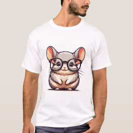Camiseta Engraçado Chinchilla