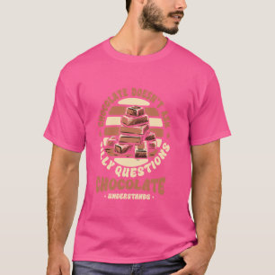 Camiseta Engraçado Choco Lover Chocolate Doesnu2019T Pergun
