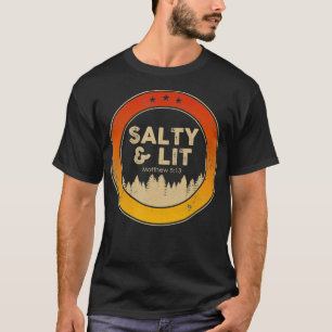 Camiseta Engraçado Christian Salty Lit Ideia