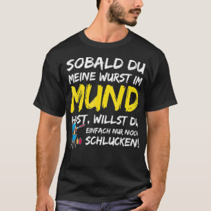 Camiseta Engraçado churrasco alemão Gift Deine Wurst no m