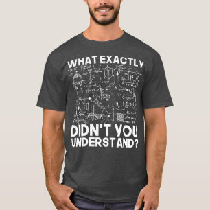 Camiseta Engraçado Ciência Oferta Ideia Física de Matem