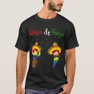 Camiseta Engraçado Cinco de Mayo Gayo, orgulho dos direitos