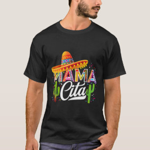 Camiseta Engraçado Cinco De Mayo Mamacita Mamãe Mexicana Pa