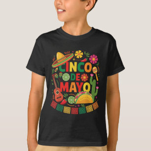 Camiseta Engraçado Cinco De Mayo Mexicano Sombrero Hábitos