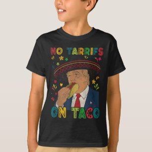 Camiseta Engraçado Cinco Mexicanos De Mayo Trump No Tarrifs