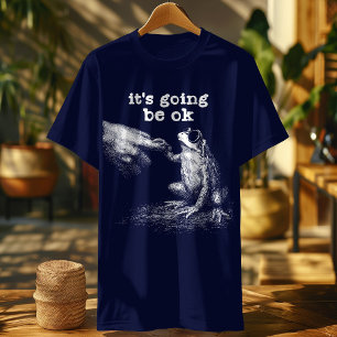 Camiseta Engraçado cita Sapo - Vai ficar bem Meme Retro