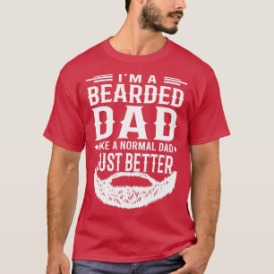 Camiseta Engraçado Citação De Barba Ix27m Um Pai Com Cobert