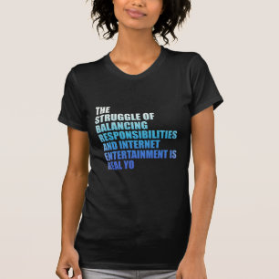 Camiseta Engraçado citação de humor do meme Gen Z na intern