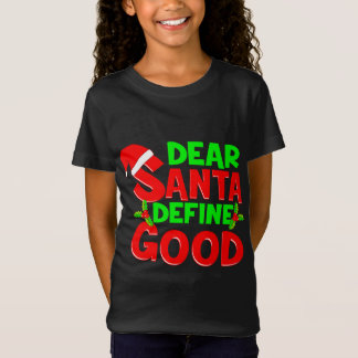 Camiseta Engraçado Citação de Natal Caros Papais noeis Defi