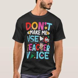 Camiseta Engraçado Citação de Professores