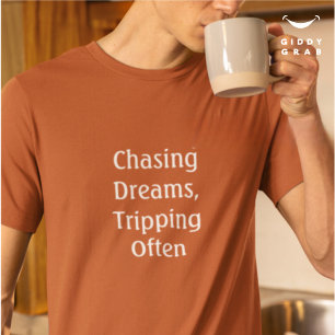 Camiseta Engraçado Citação De Sonhos Viajando Muitas Vezes 