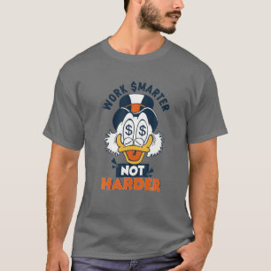 Camiseta Engraçado Citação de Trabalho Tio Scrooge Mais 