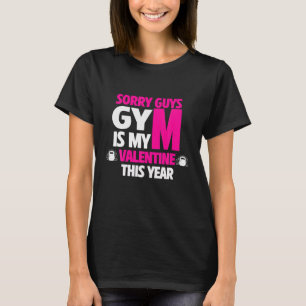Camiseta Engraçado Citação Desculpe Cara Gym É Meu Namorado