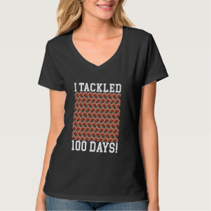 Camiseta Engraçado Citação do 100º Dia de Futebol, Eu Resol