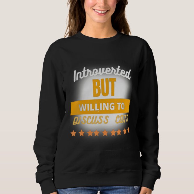 Camiseta Engraçado Citação Introduzida, Mas Disposta A Disc (Frente)