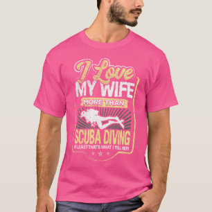 Camiseta Engraçado Citação Que Amo Minha Esposa Mais Do Que