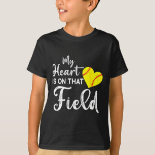 Camiseta Engraçado Citação Softll Meu Coração Está Naquele