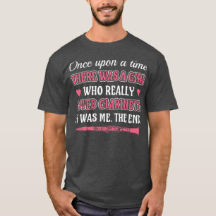 Camiseta Engraçado Clarinet Clarinetista Uma Vez Na Time Gi