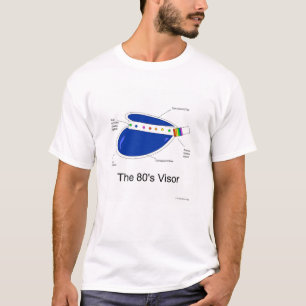 Camiseta Engraçado Clássico dos anos oitenta Visor Cartoon