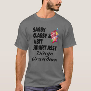 Camiseta Engraçado Clássico Sassy E Um Pouco Inteligente As