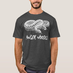 Camiseta Engraçado Cobra de Perigo Noodle Snek Meme Hognose