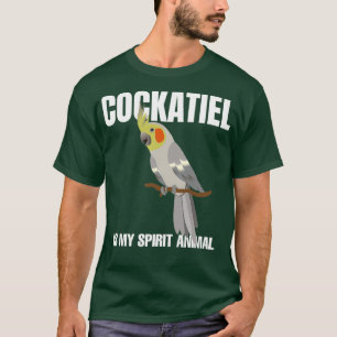 Camiseta Engraçado Cockatiel é o meu Pará de Cockatail Anim