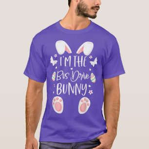 Camiseta Engraçado Coelho de Motorista, sou o motorista de 