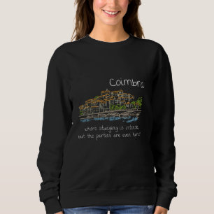 Camiseta Engraçado Coimbra Portugal Souvenir Arte Gif