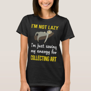 Camiseta Engraçado Coleta de Arte Lenta