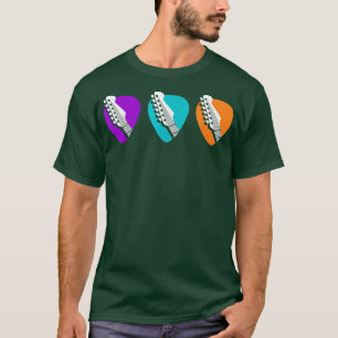 Camiseta Engraçado Coloração do Violão Escolha Música Vinta