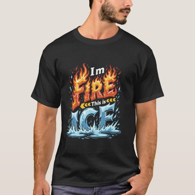 Camiseta Engraçado Combinação De Incêndio Familiar E Casal  (Frente)