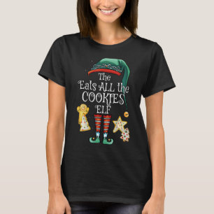 Camiseta Engraçado Come Todos Os Cookies Que Correspondem À