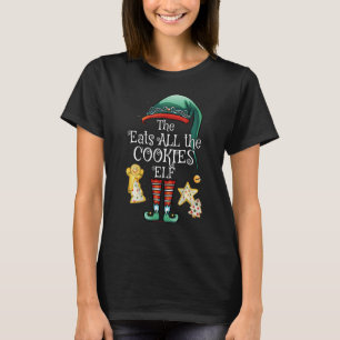 Camiseta Engraçado Come Todos Os Cookies Que Correspondem À