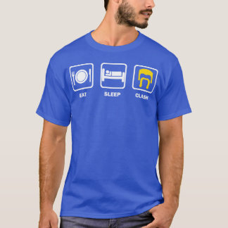 Camiseta Engraçado comer barulho de sono citação menina