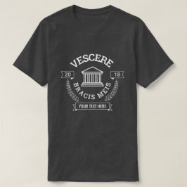 Camiseta Engraçado Comer Meu Baixão Latino Crest Personaliz