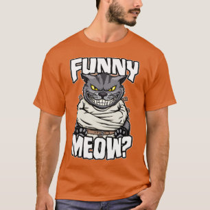 Camiseta Engraçado Como Gato Louco, Gata Engraçada, Gatos L