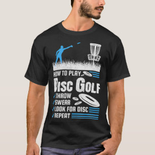 Camiseta Engraçado Como Jogar Golf De Disco