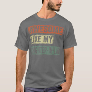 Camiseta Engraçado Como Minha Filha Em Direito Oferece Ao P