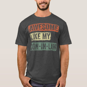 Camiseta Engraçado como o meu filho em Direito dá presentes