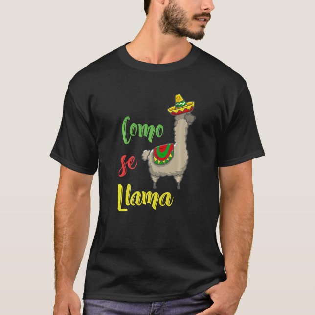 Camiseta Engraçado Como Se Chama  Cinco De Maio Mexicano (Frente)